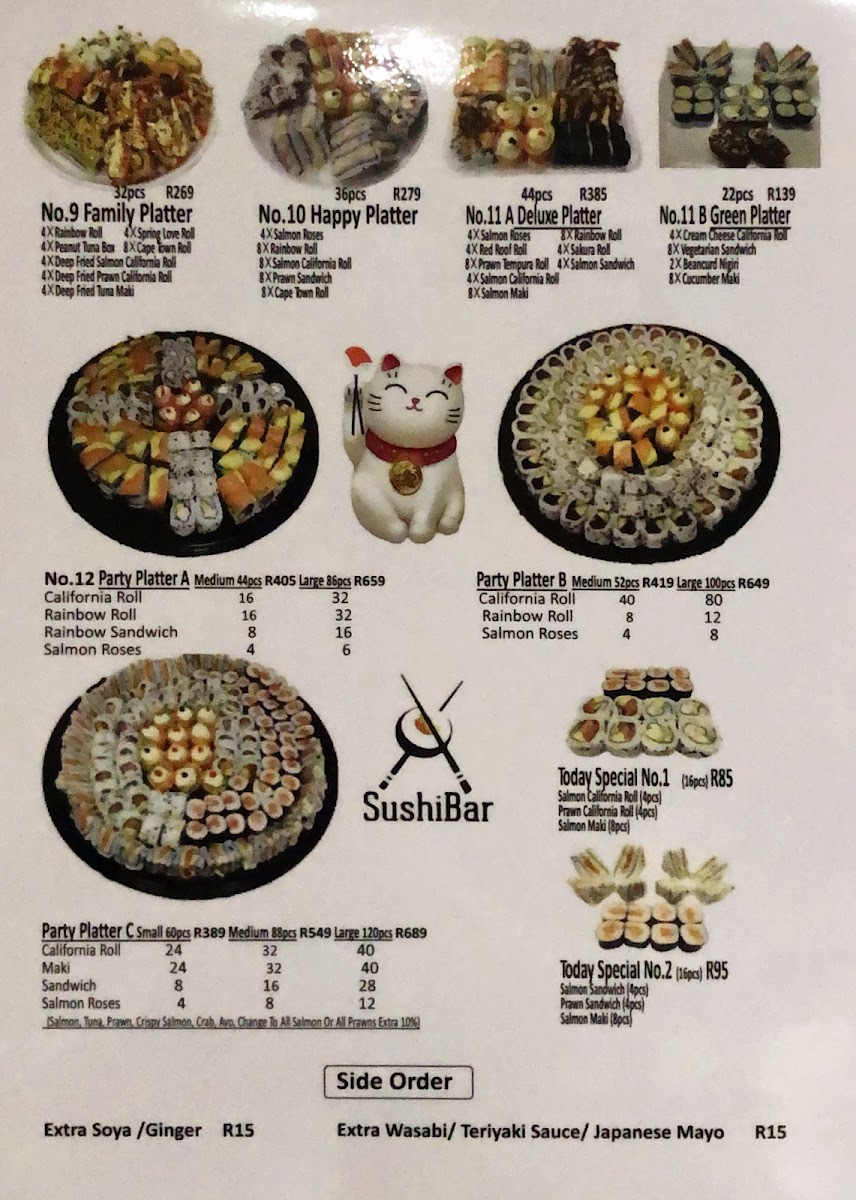 Menu Yang Yang Chinese Restaurant & Sushi Bar-3